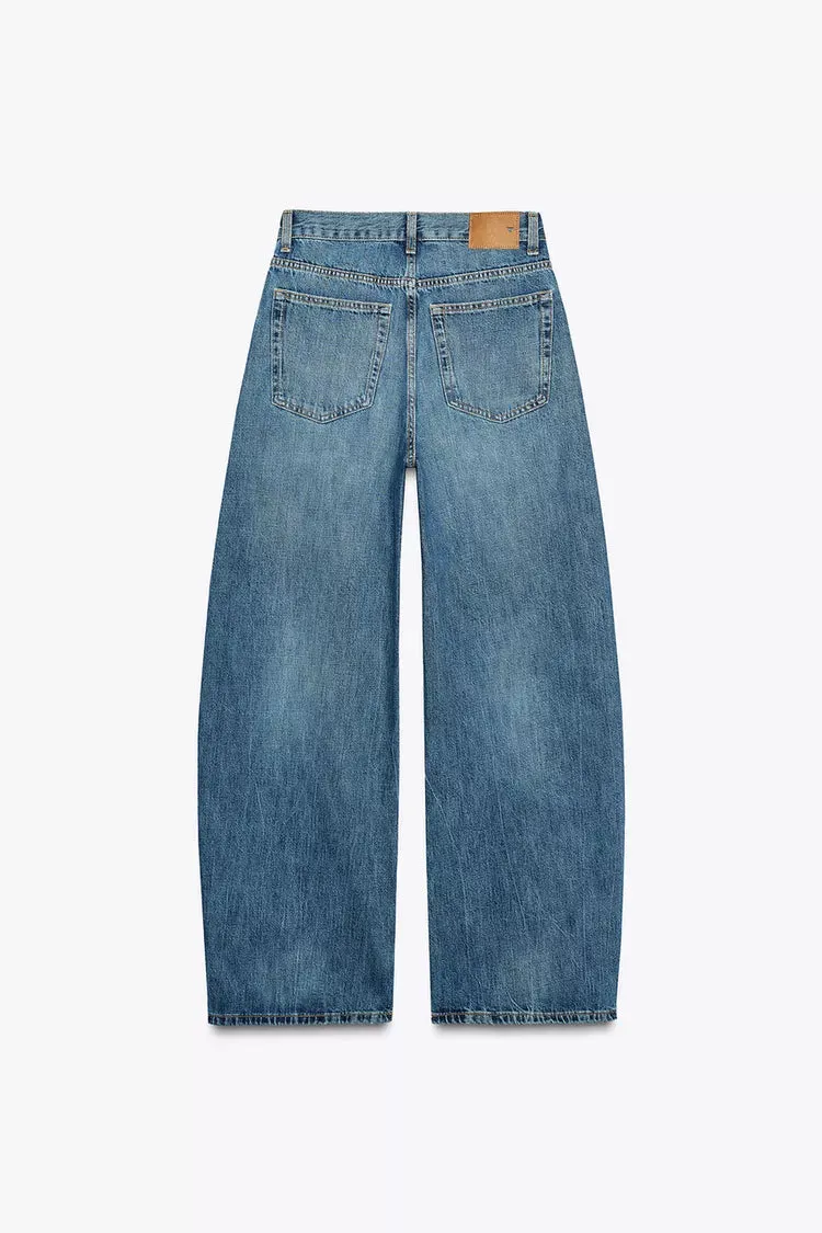 002 ZR crossover baggy Highwaist Jeans