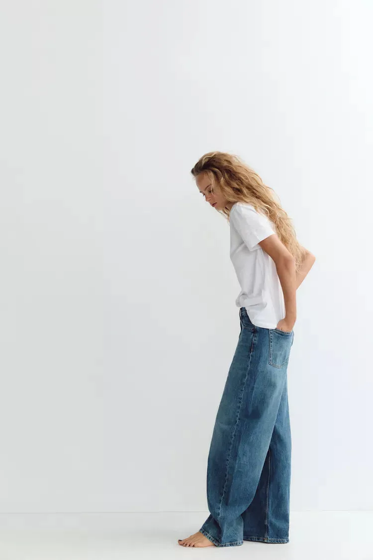 002 ZR crossover baggy Highwaist Jeans