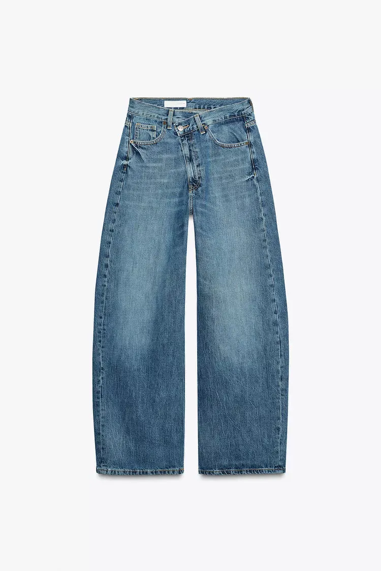 002 ZR crossover baggy Highwaist Jeans