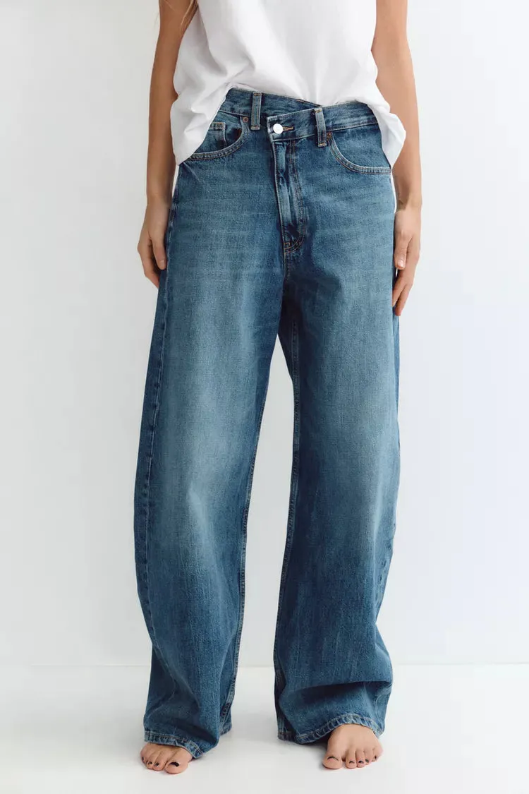 002 ZR crossover baggy Highwaist Jeans