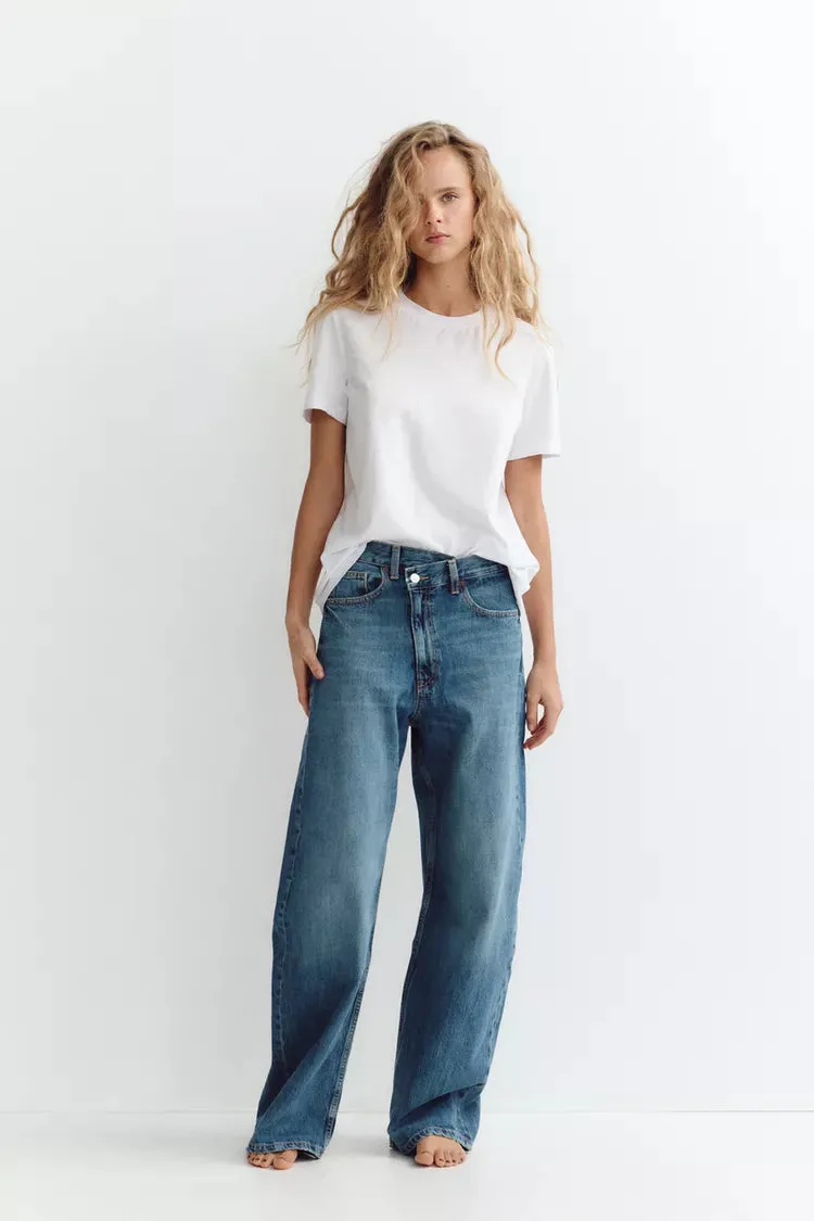 002 ZR crossover baggy Highwaist Jeans