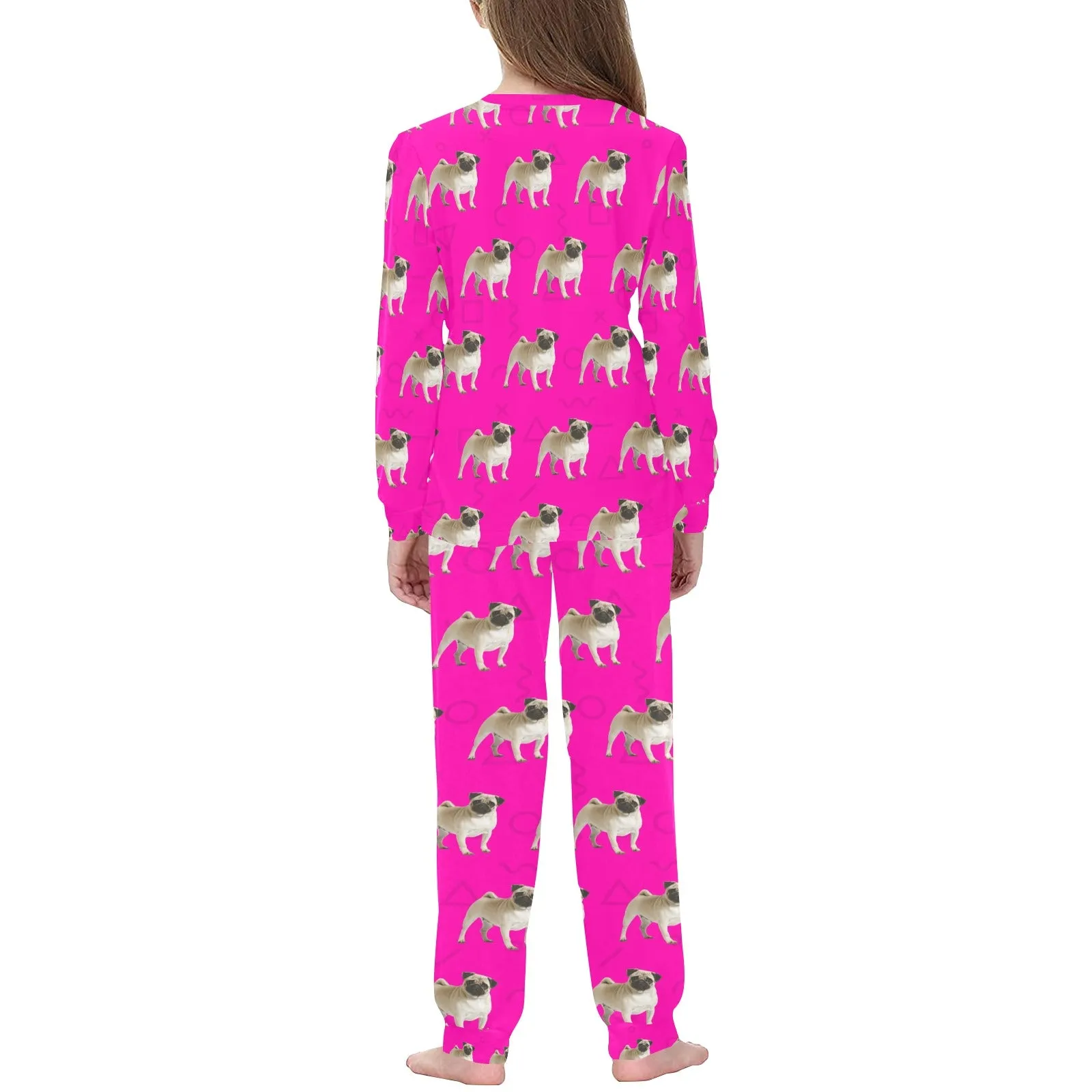 2 Piece Pug Children's Pajama Set