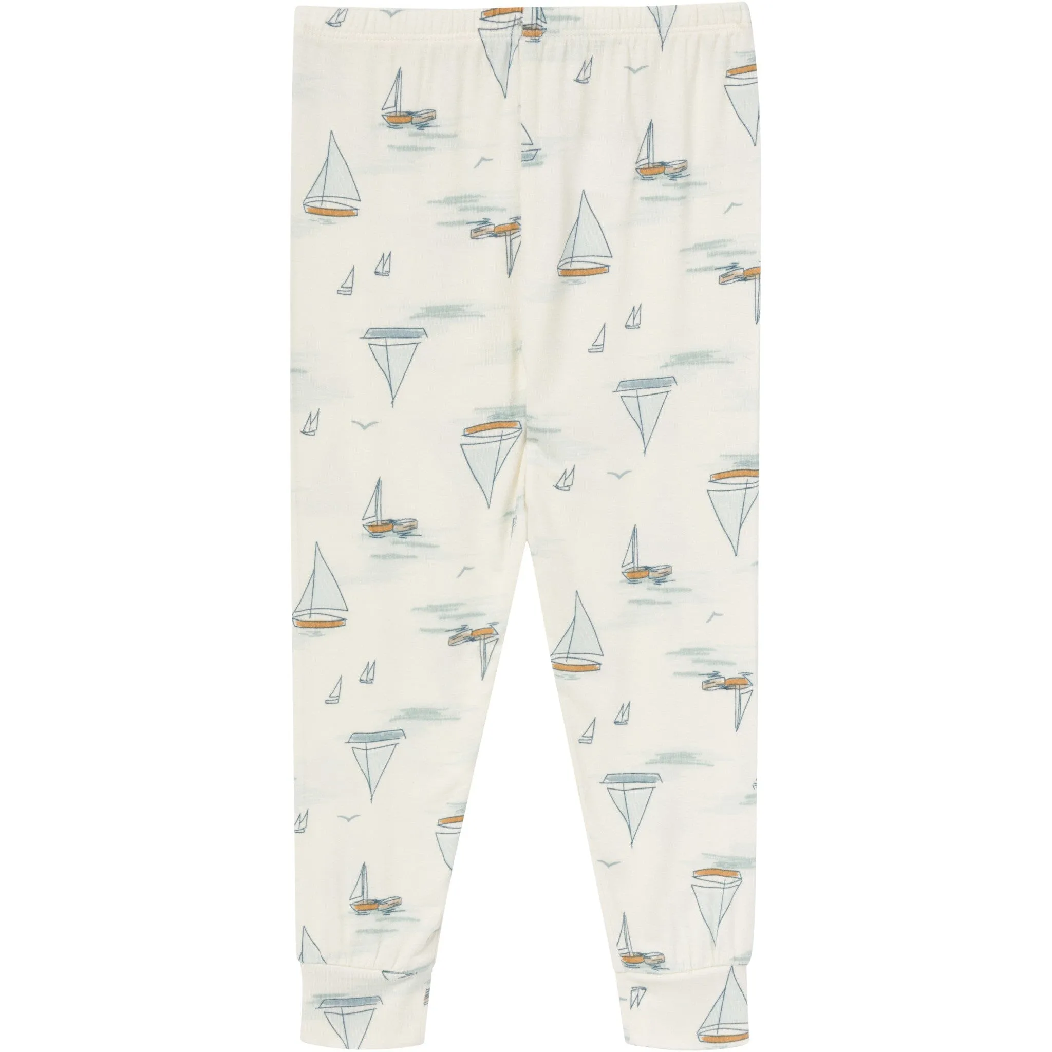 4-Piece Baby & Toddler Boys Ivory Sailing Snug Fitting Pajamas