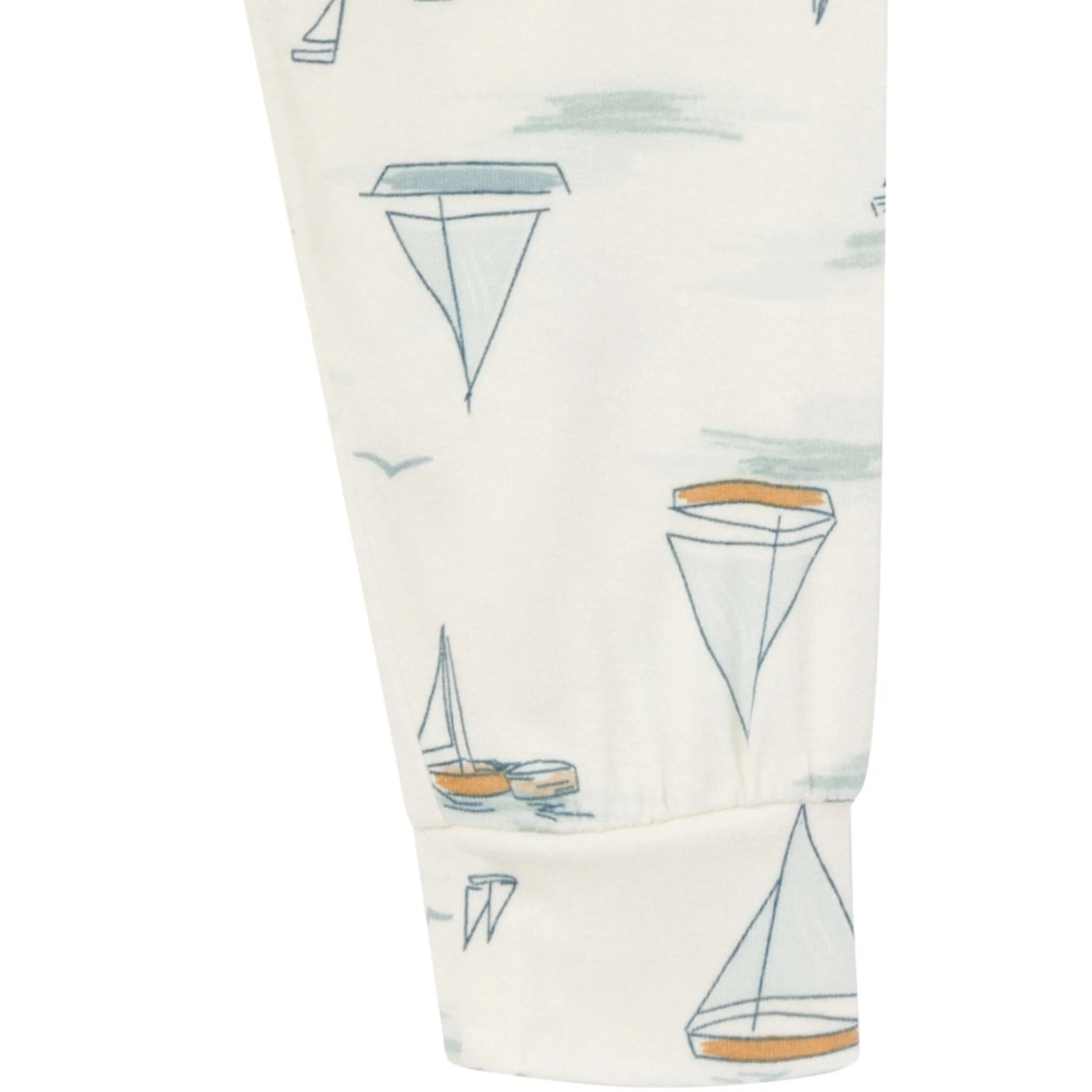 4-Piece Baby & Toddler Boys Ivory Sailing Snug Fitting Pajamas