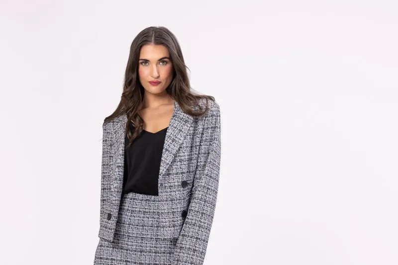 Adrey  Blazer - Midnight Tweed