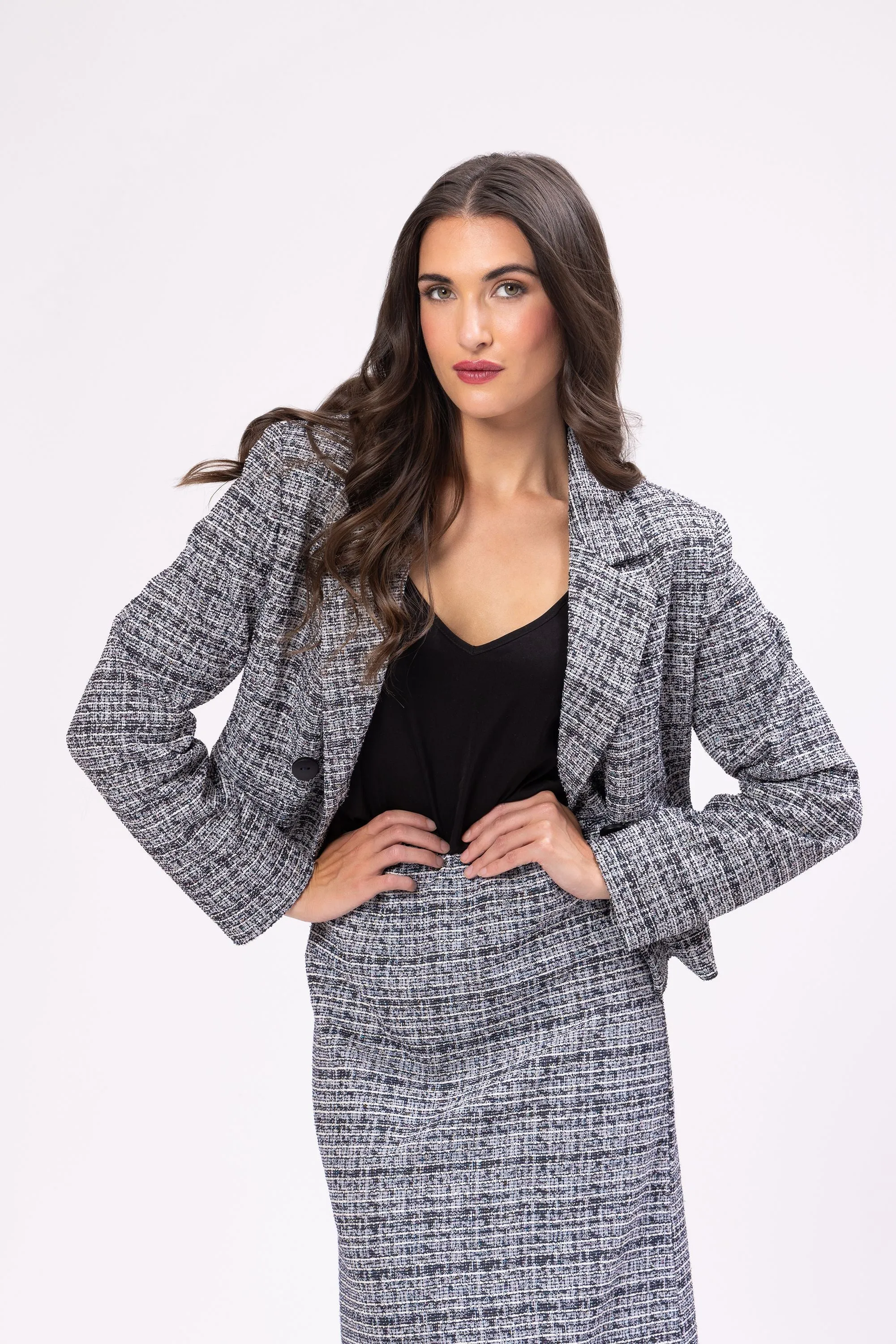 Adrey  Blazer - Midnight Tweed