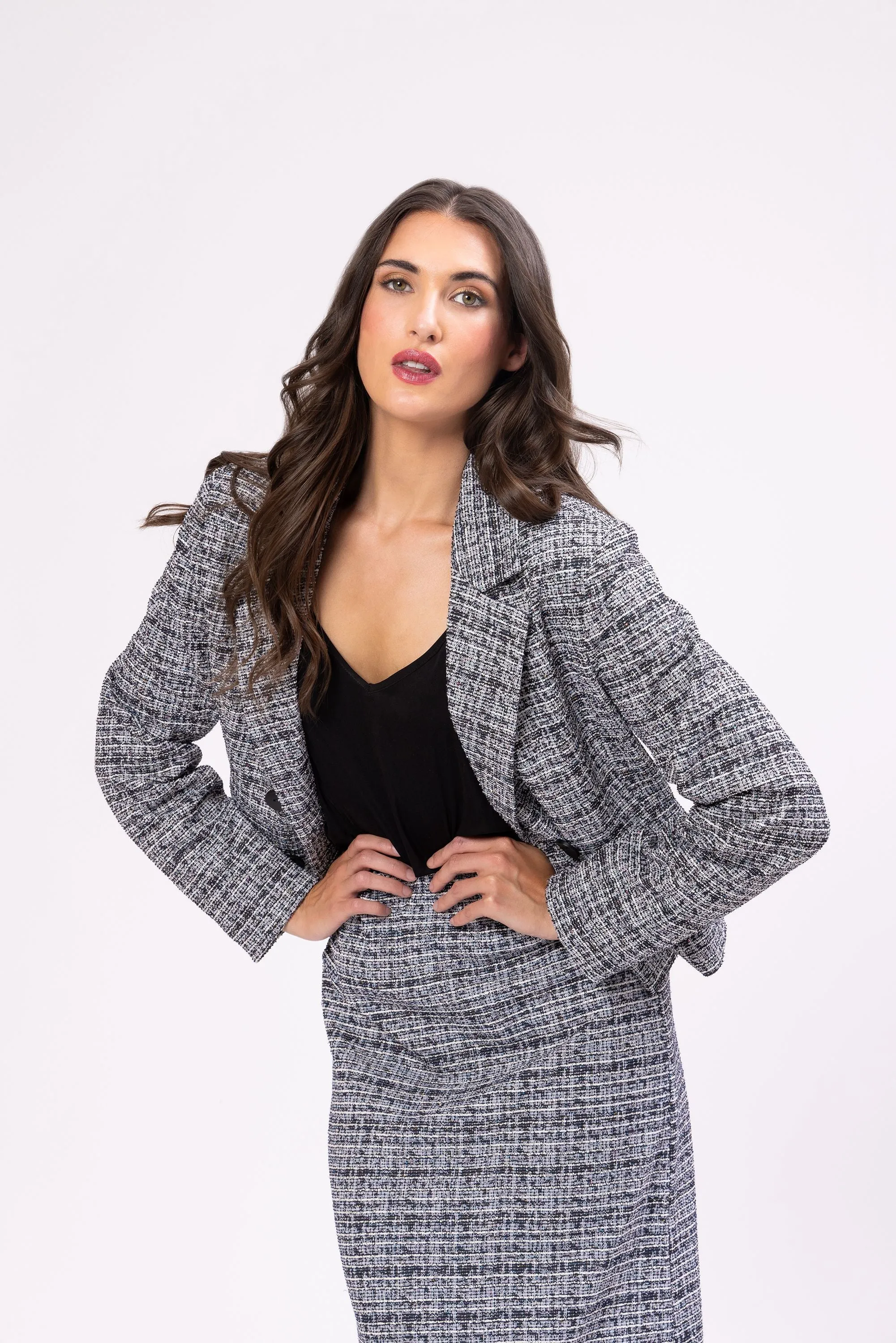 Adrey  Blazer - Midnight Tweed