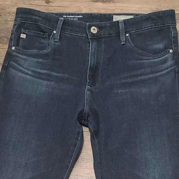 AG The Farrah High Waist Skinny Contour 360 30R Premium Jeans EUC