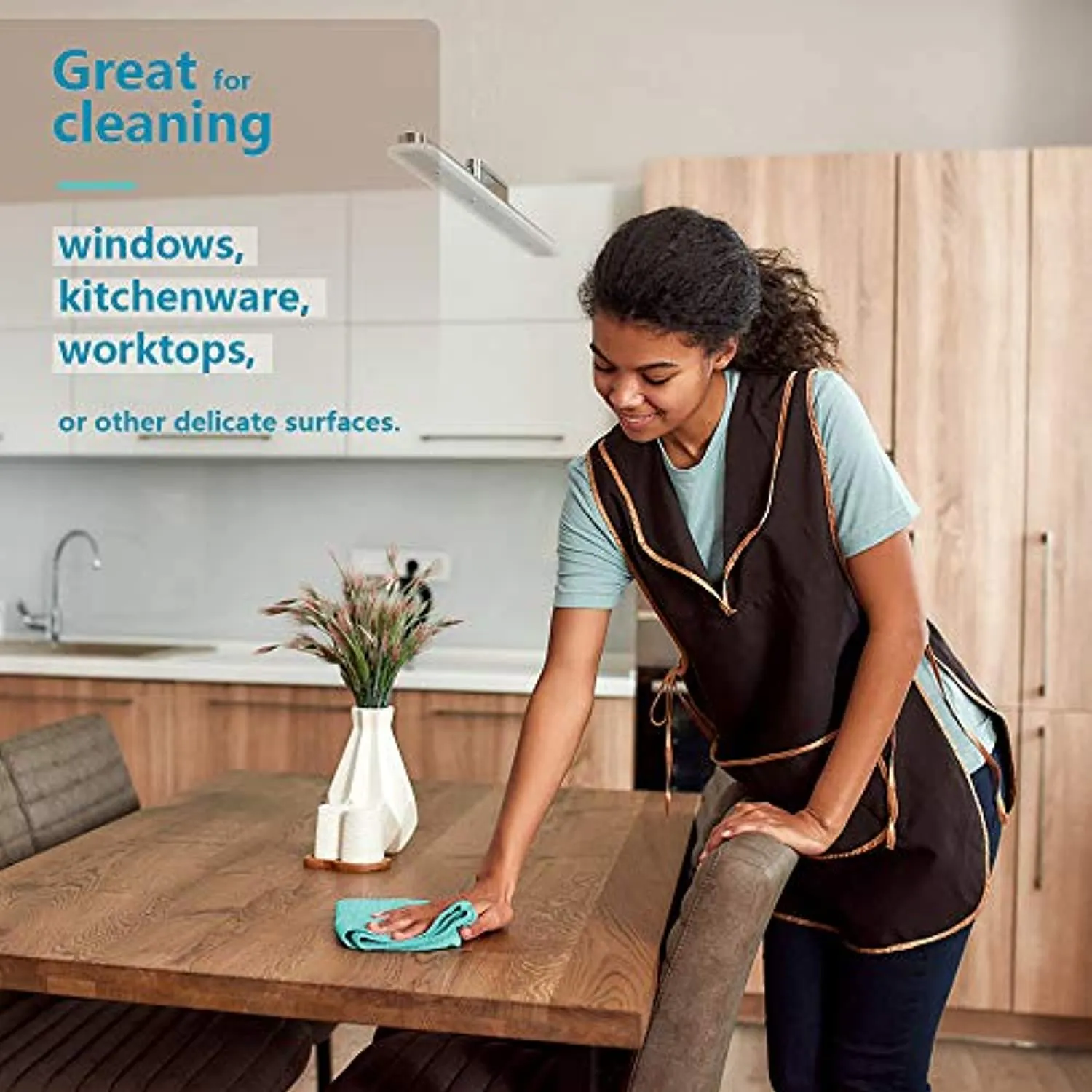AIDEA Microfiber Cleaning Cloths-100PK, Softer and More Absorbent, Lint-Free, Wash Cloth for Home, Kitchen, Car, Window (12in.x12in.)