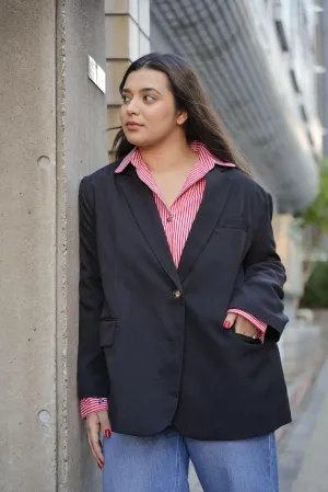 AKFORPM LOML BLAZER IN NOIR