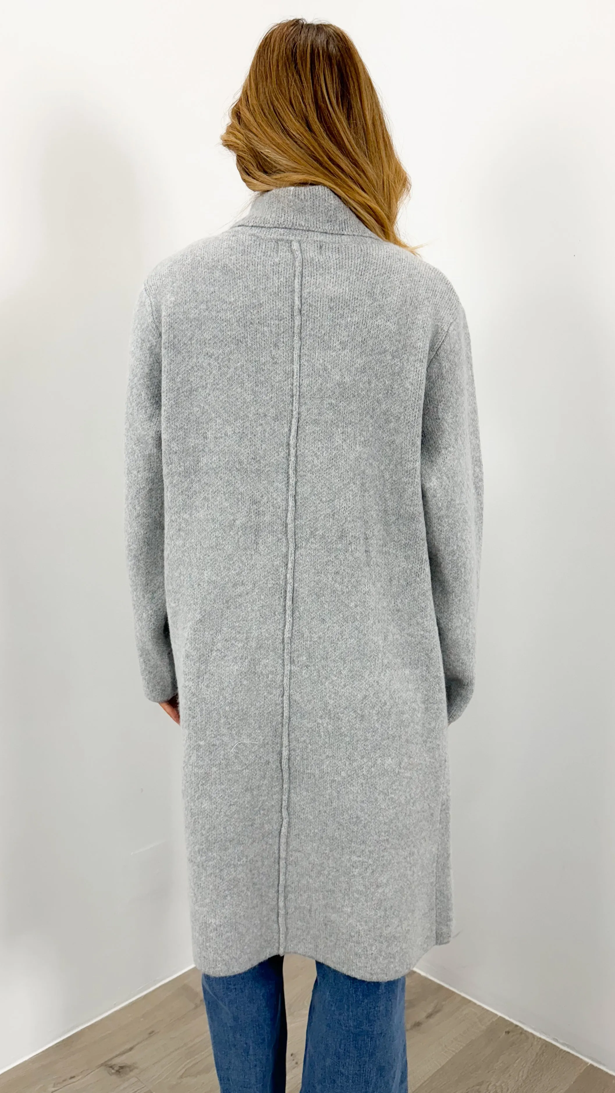 ALBA COATIGAN - GREY