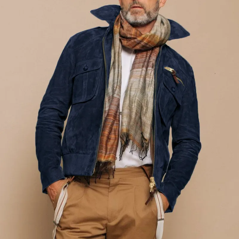 Alonzo – Timeless Men's Suede Jacket