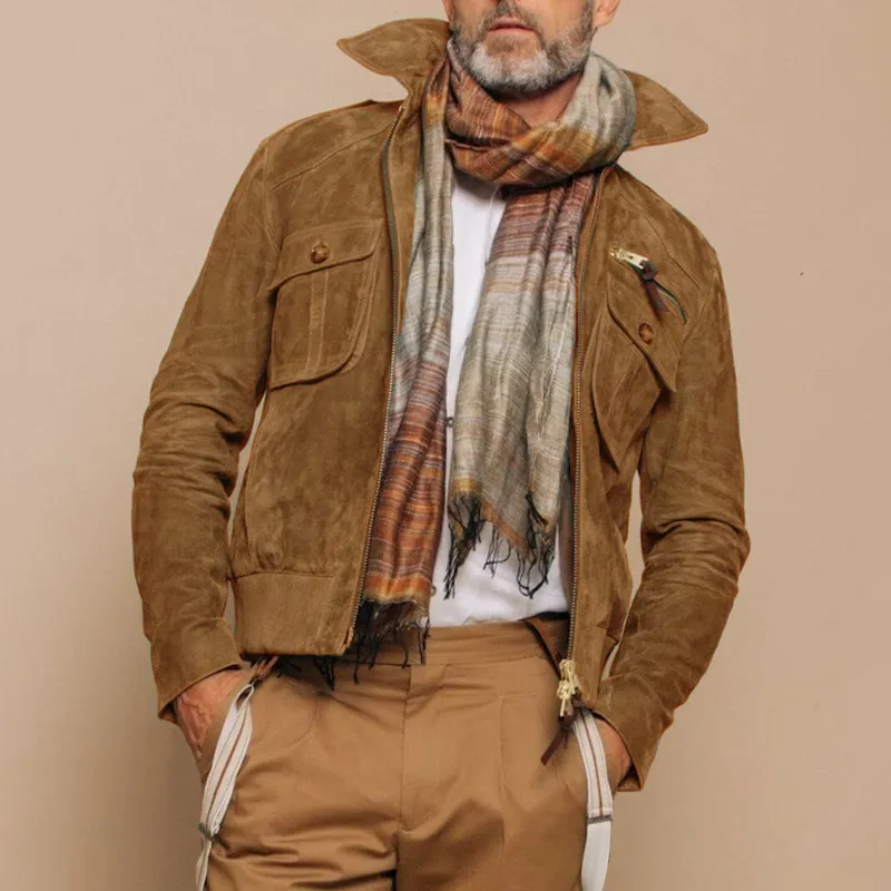 Alonzo – Timeless Men's Suede Jacket