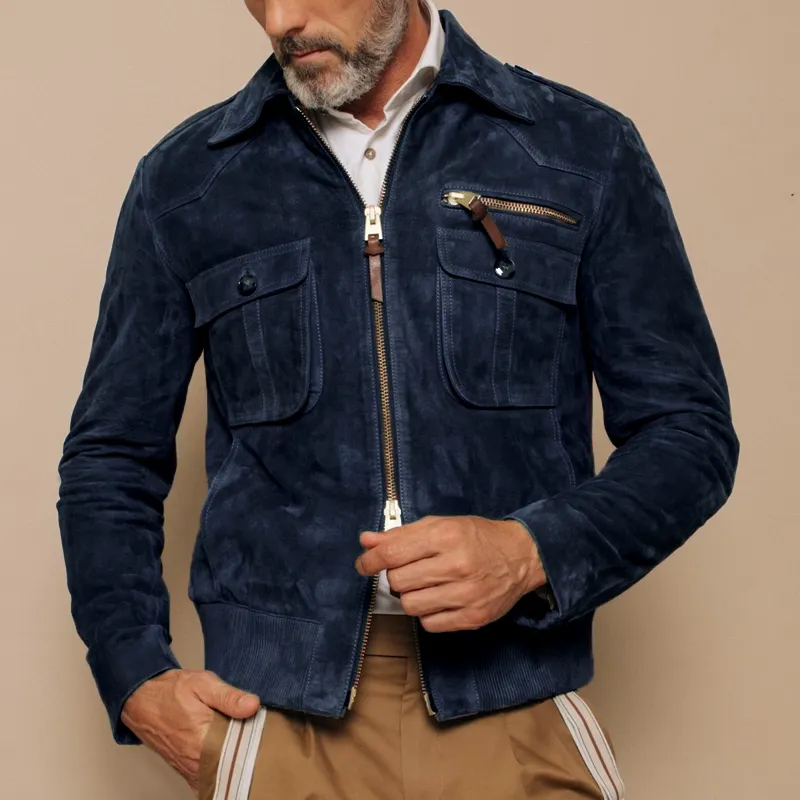 Alonzo – Timeless Men's Suede Jacket