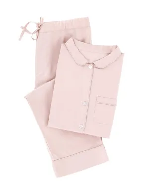 Annie Selke Silken Pajamas - Pink