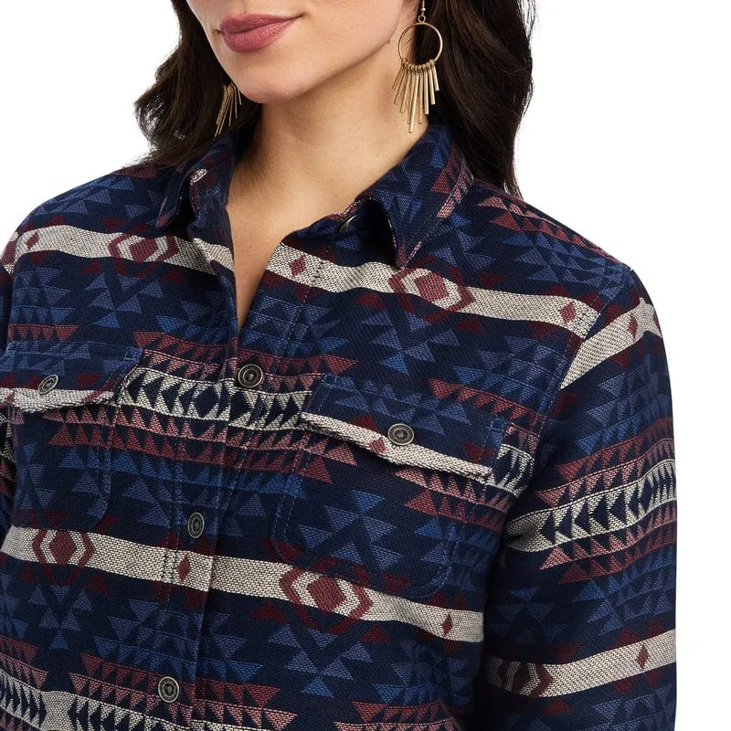 Ariat Shacket Womens Mountain Peak Jacquard