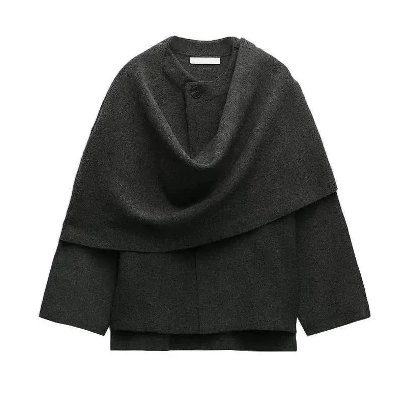 Aurora - Oversized Fit with Wide Sleeves Woman's Cape Coat