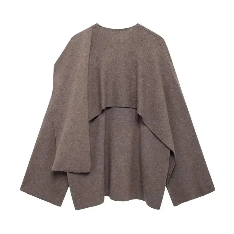Aurora - Oversized Fit with Wide Sleeves Woman's Cape Coat