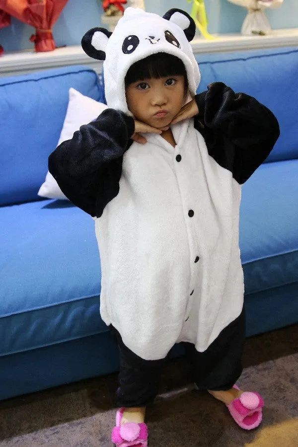 Baby Boys Girls Pajamas Autumn Winter Children Flannel Animal funny animal Stitch panda Pajamas Kid Onesie Sleepwear