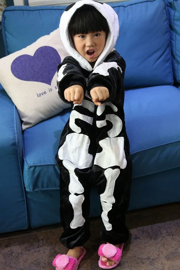 Baby Boys Girls Pajamas Autumn Winter Children Flannel Animal funny animal Stitch panda Pajamas Kid Onesie Sleepwear