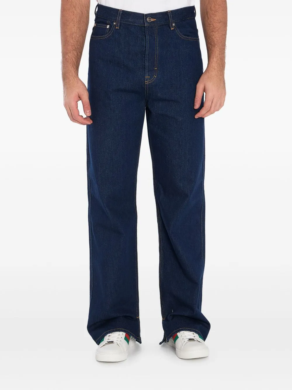 Baggy fit denim jeans