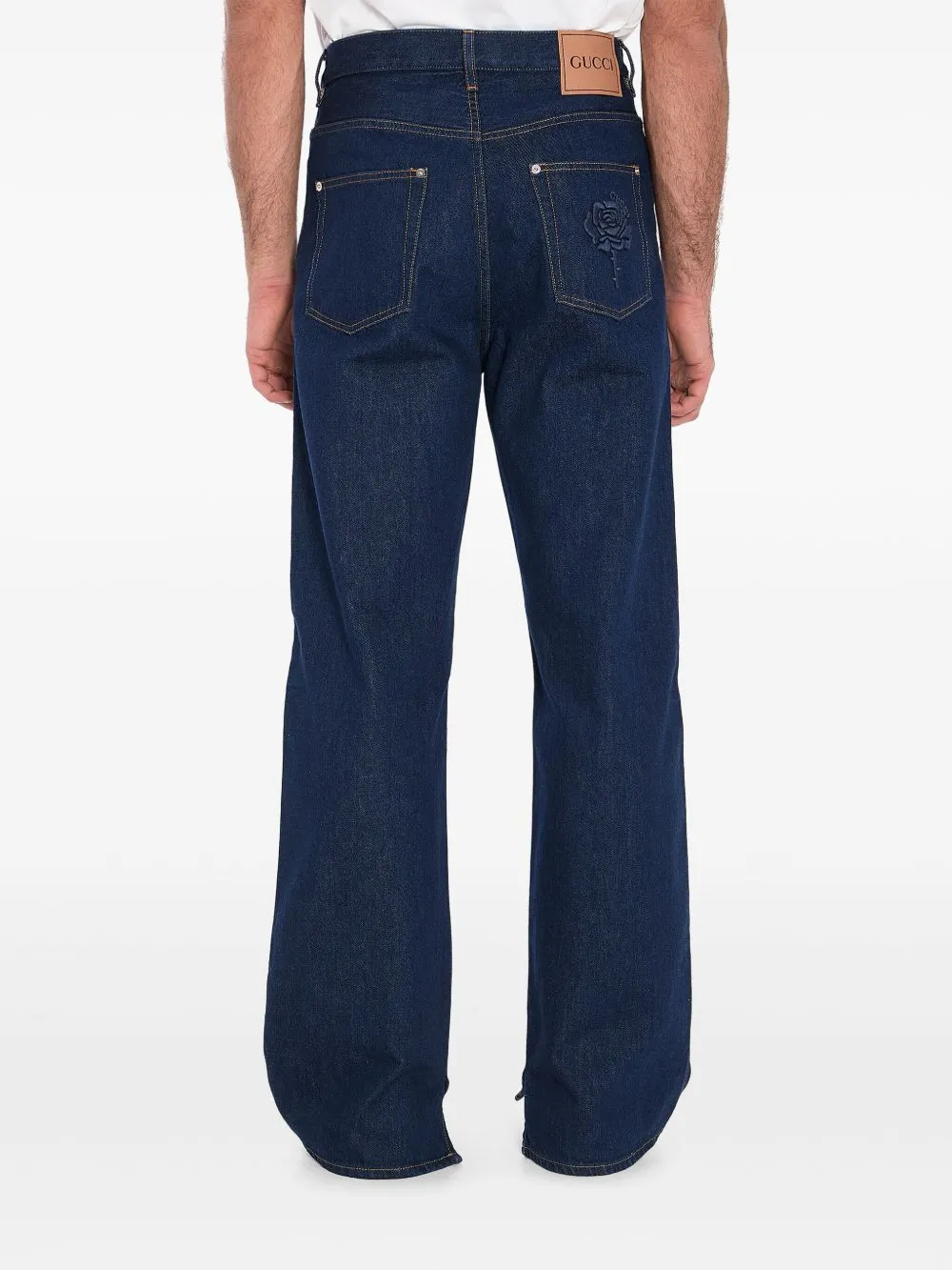 Baggy fit denim jeans