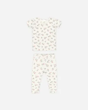 Bamboo Short Sleeve Pajama Set || Strawberries