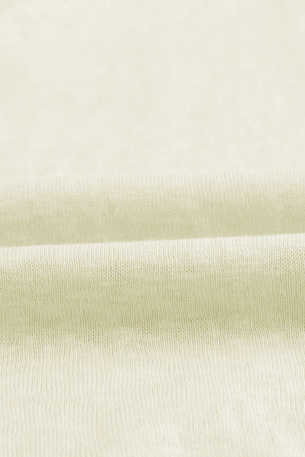Beige Solid Color Open-Front Buttons Cardigan