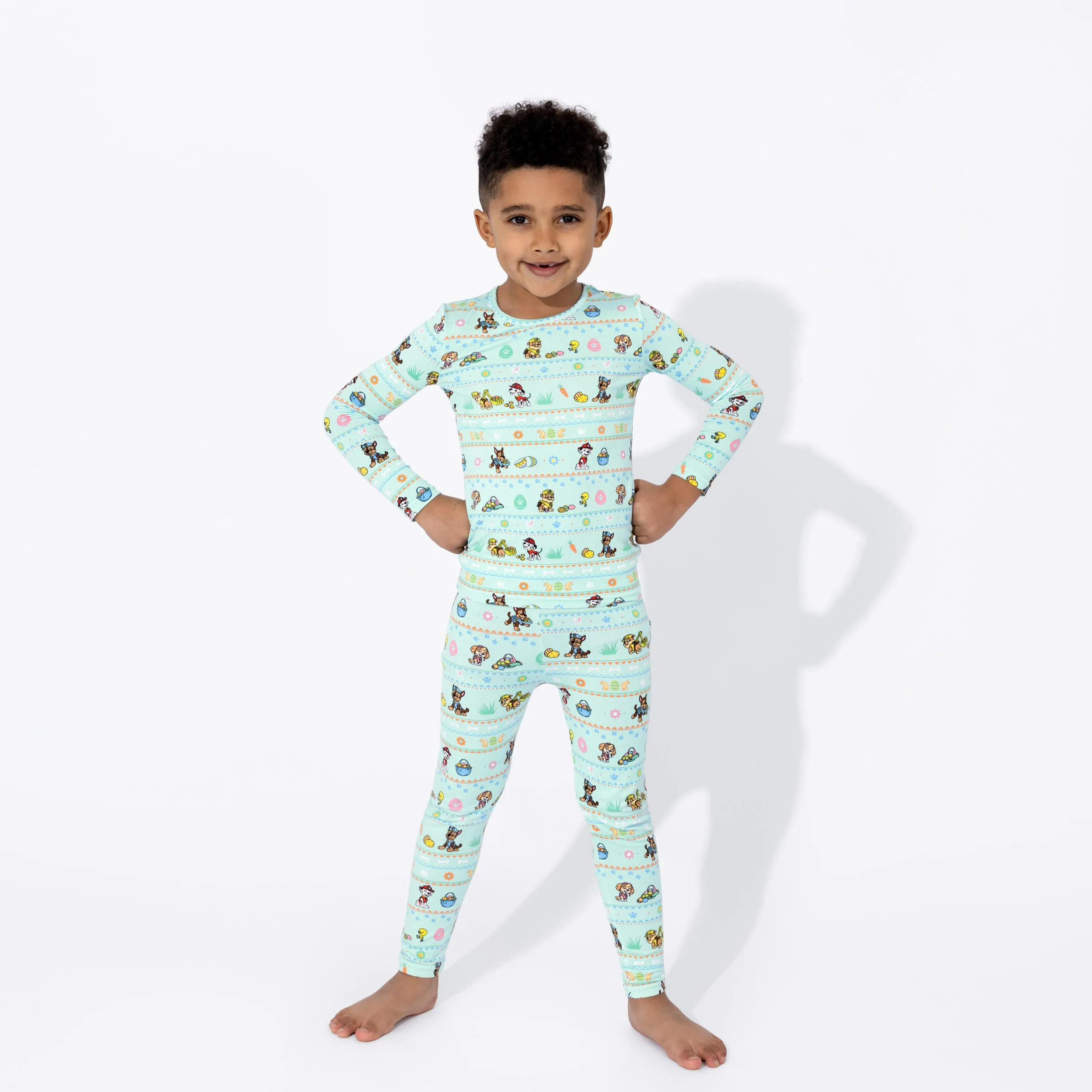 Bellabu Bear x Paw Patrol Easter Bamboo Kids Pajamas
