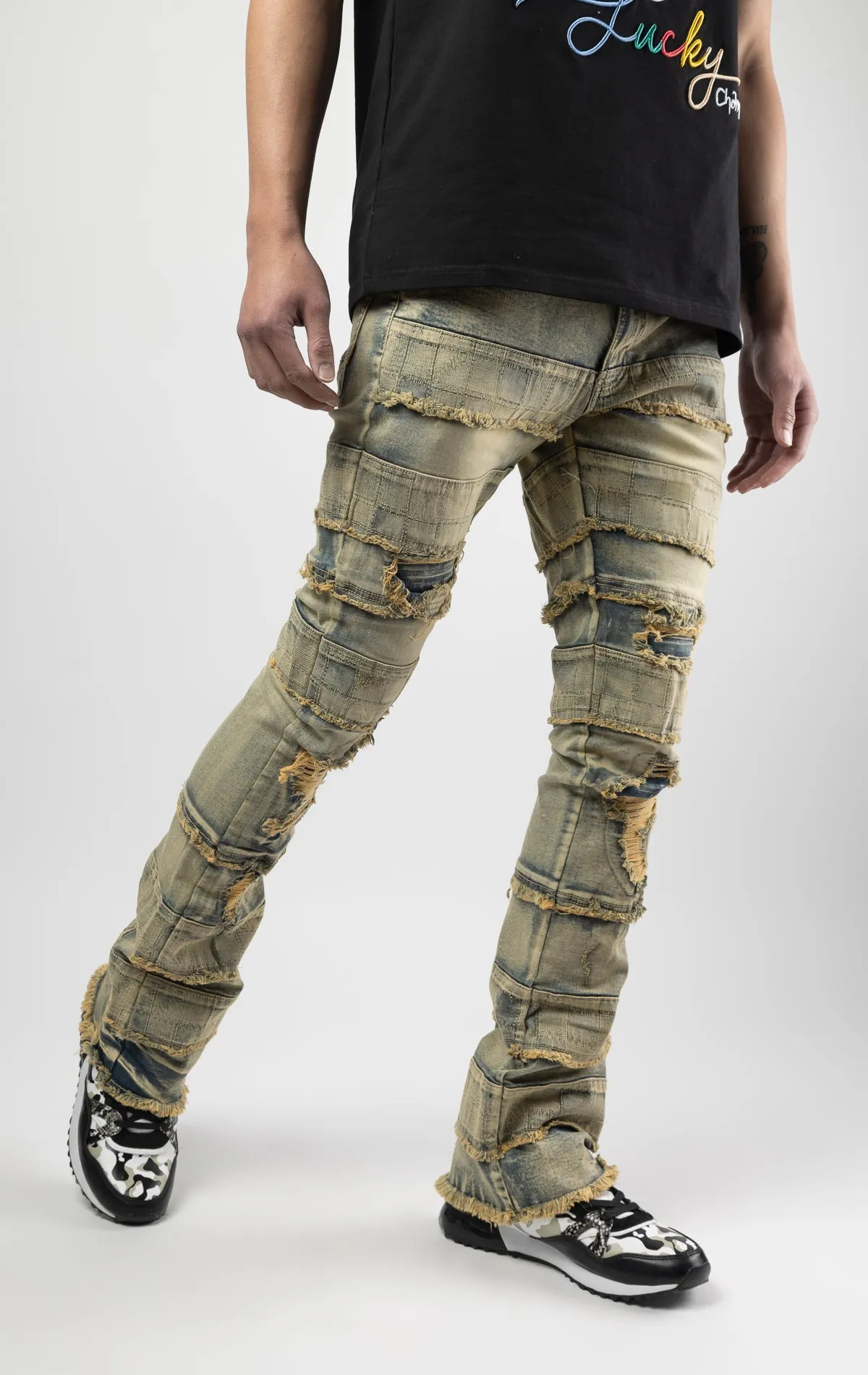 Bianchi Stacked Jeans