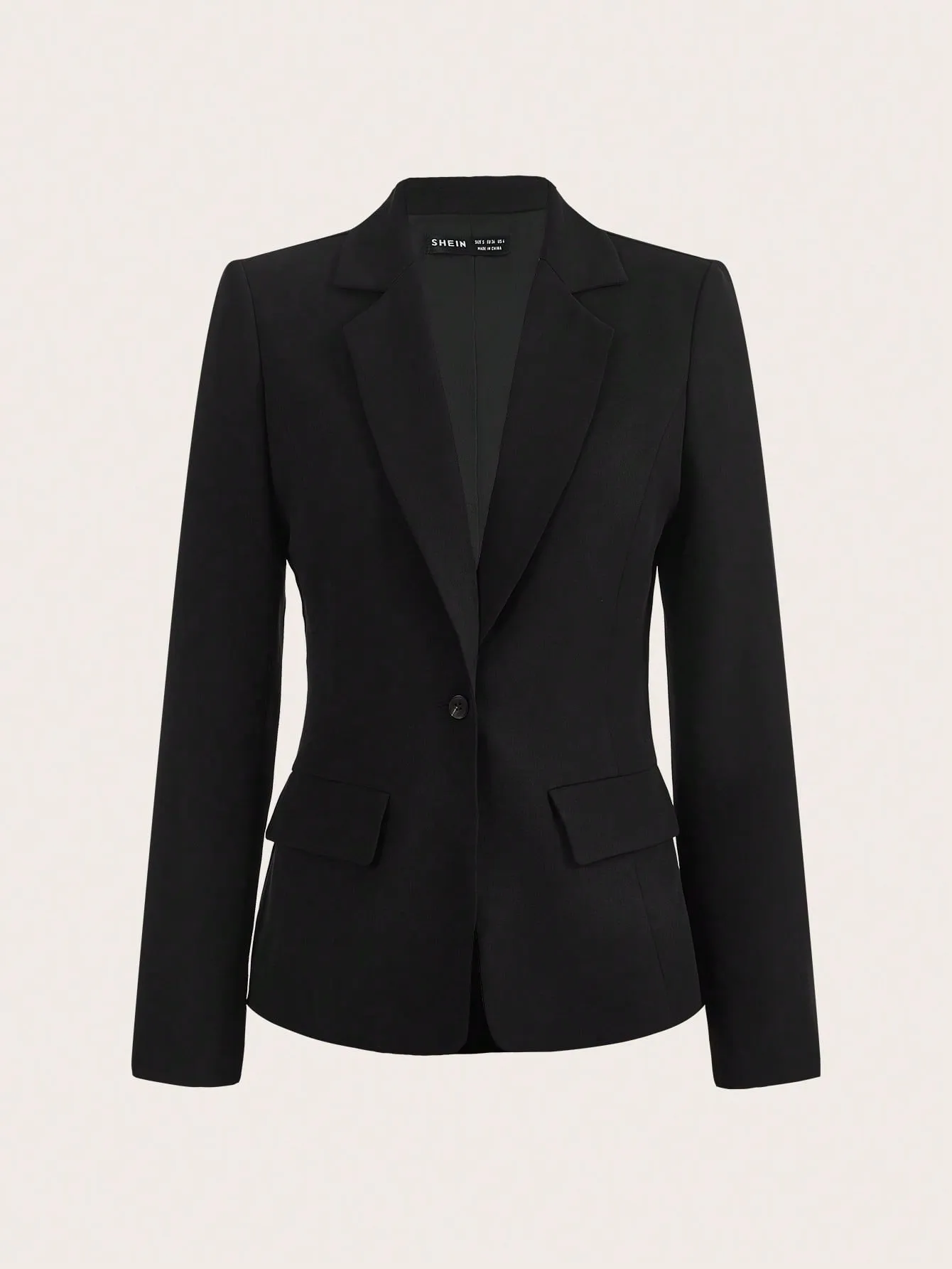 Blazer Negro Chic para Mujer - Cherry Vibes