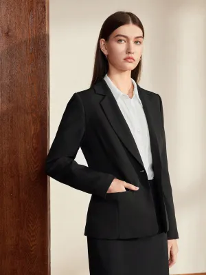 Blazer Negro Chic para Mujer - Cherry Vibes