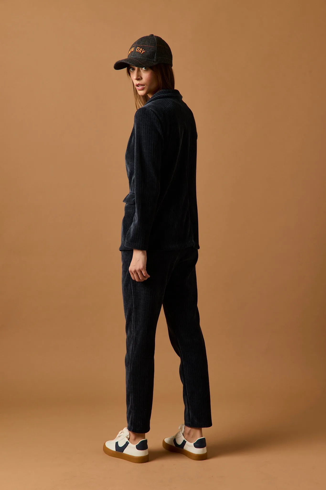 Blazer pana azul marino