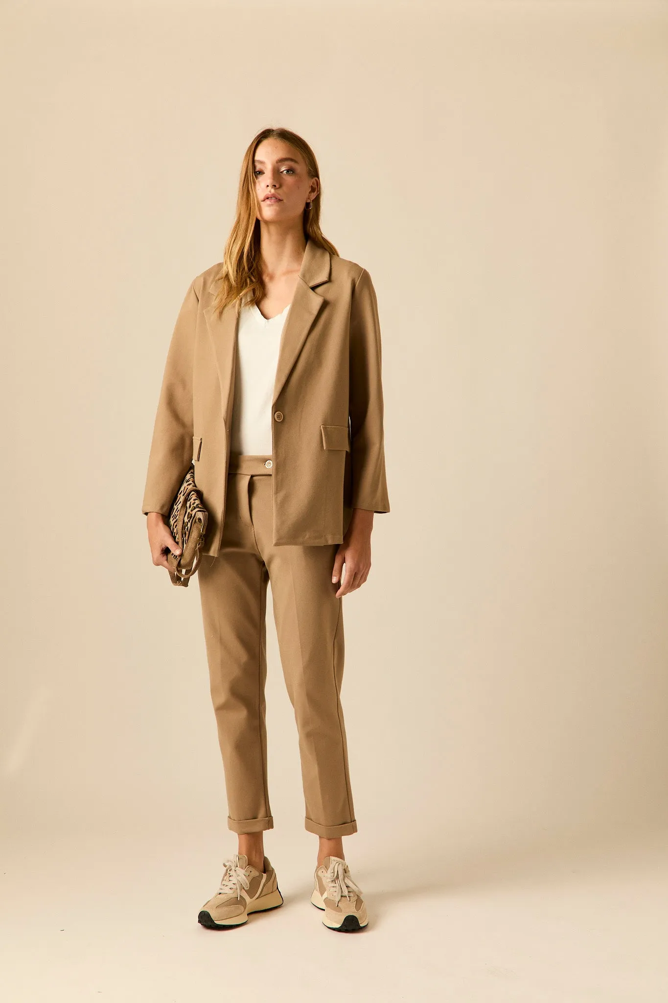 Blazer sastre camel