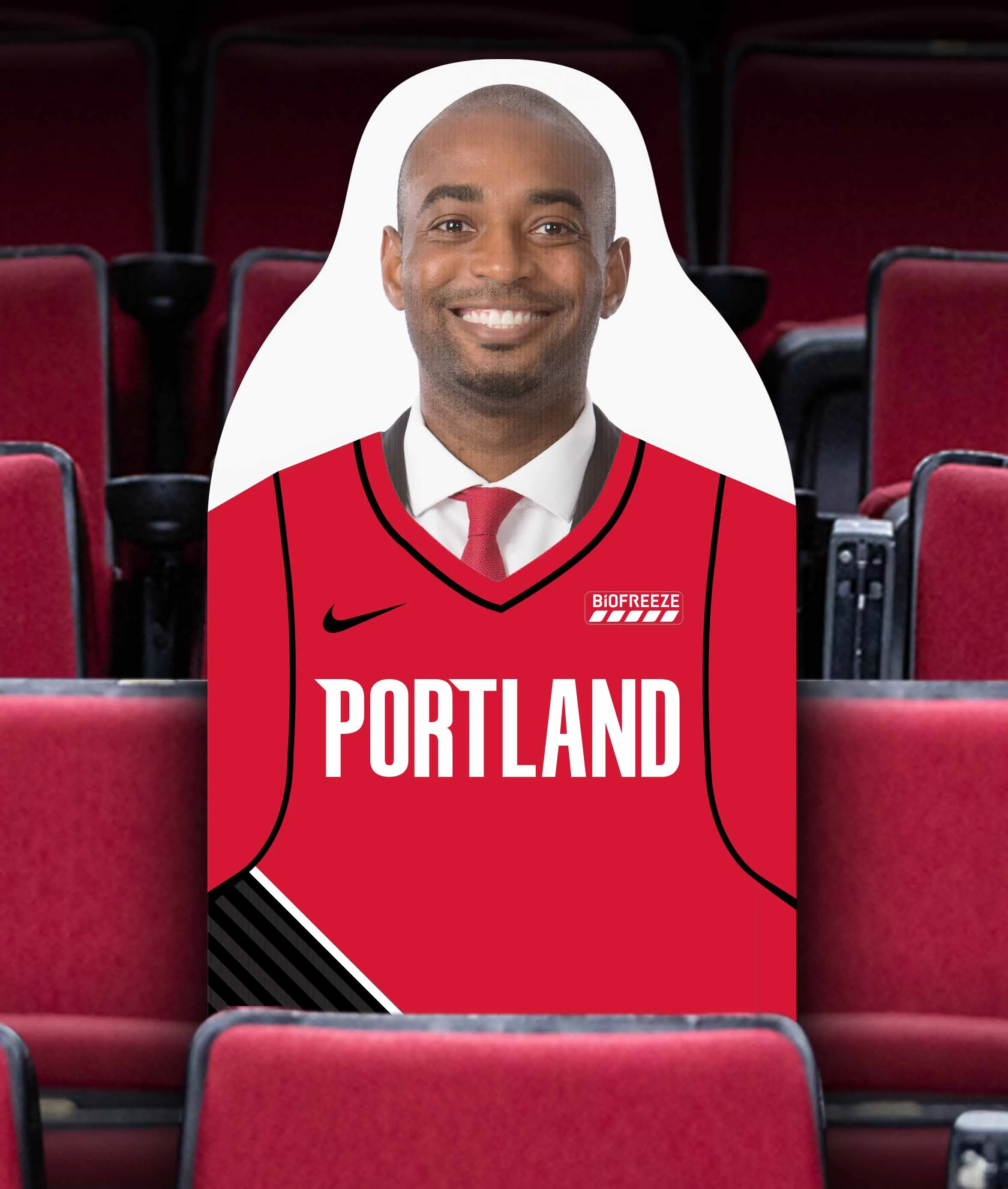 Blazers Fan Cutouts Team Orders