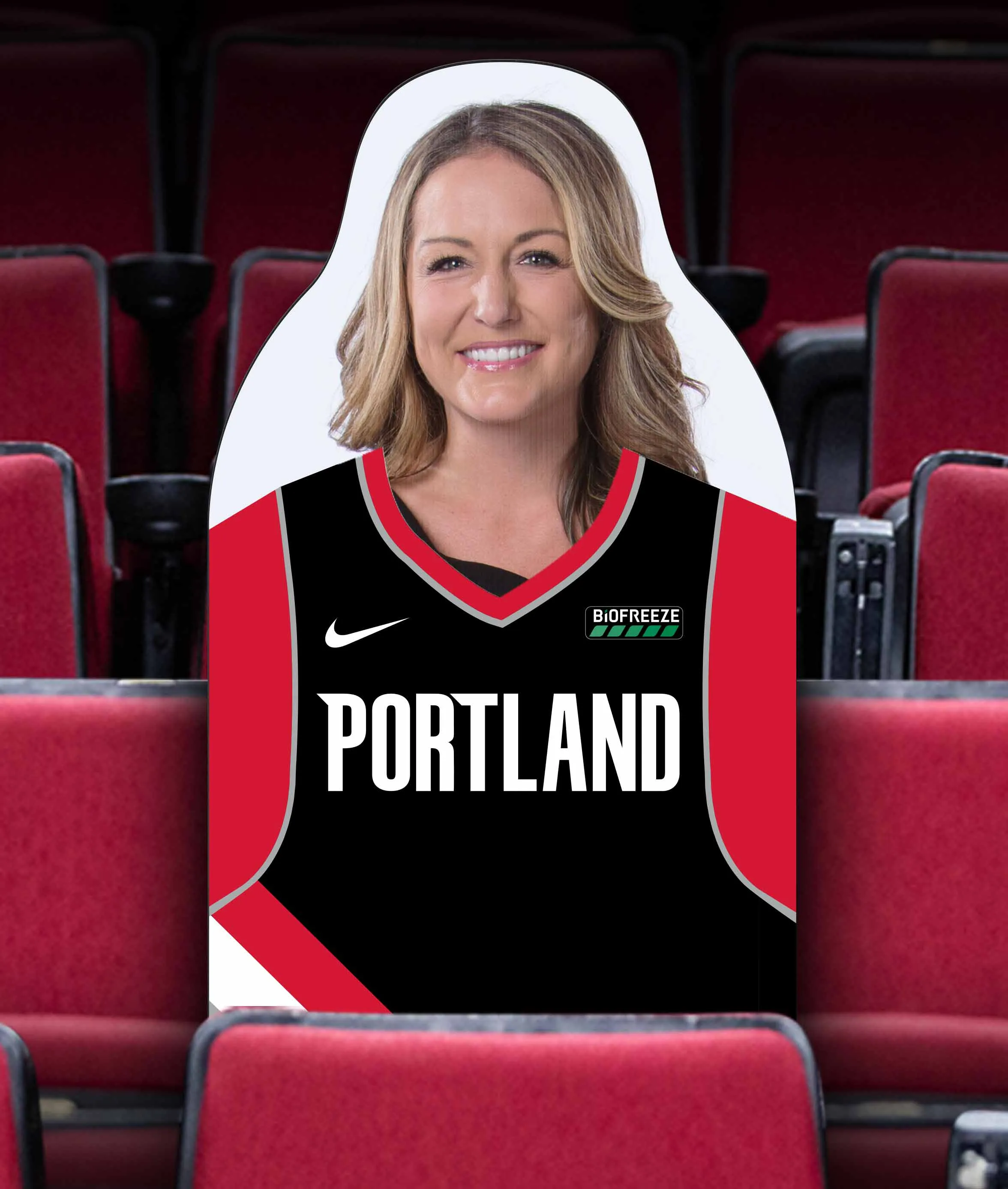 Blazers Fan Cutouts Team Orders