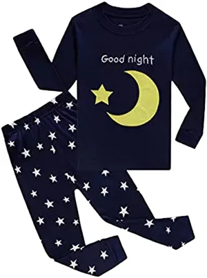 Brand new Babylike Kids Pajama set with embroidered wording "Good Night", Sz 10 Years!