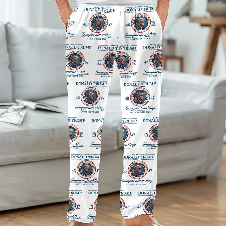 Bring Warmth And Hope Into Your Home - US Patriotic Pride Pajama Pants - Gift For Conservative Supporters