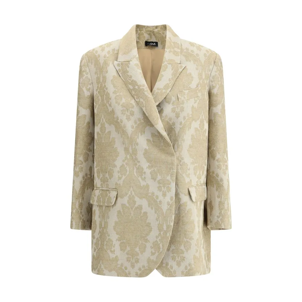Brocade print Blazer