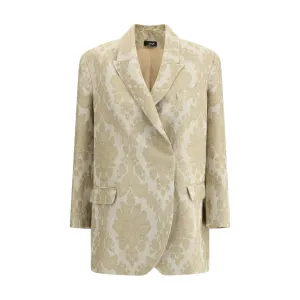 Brocade print Blazer