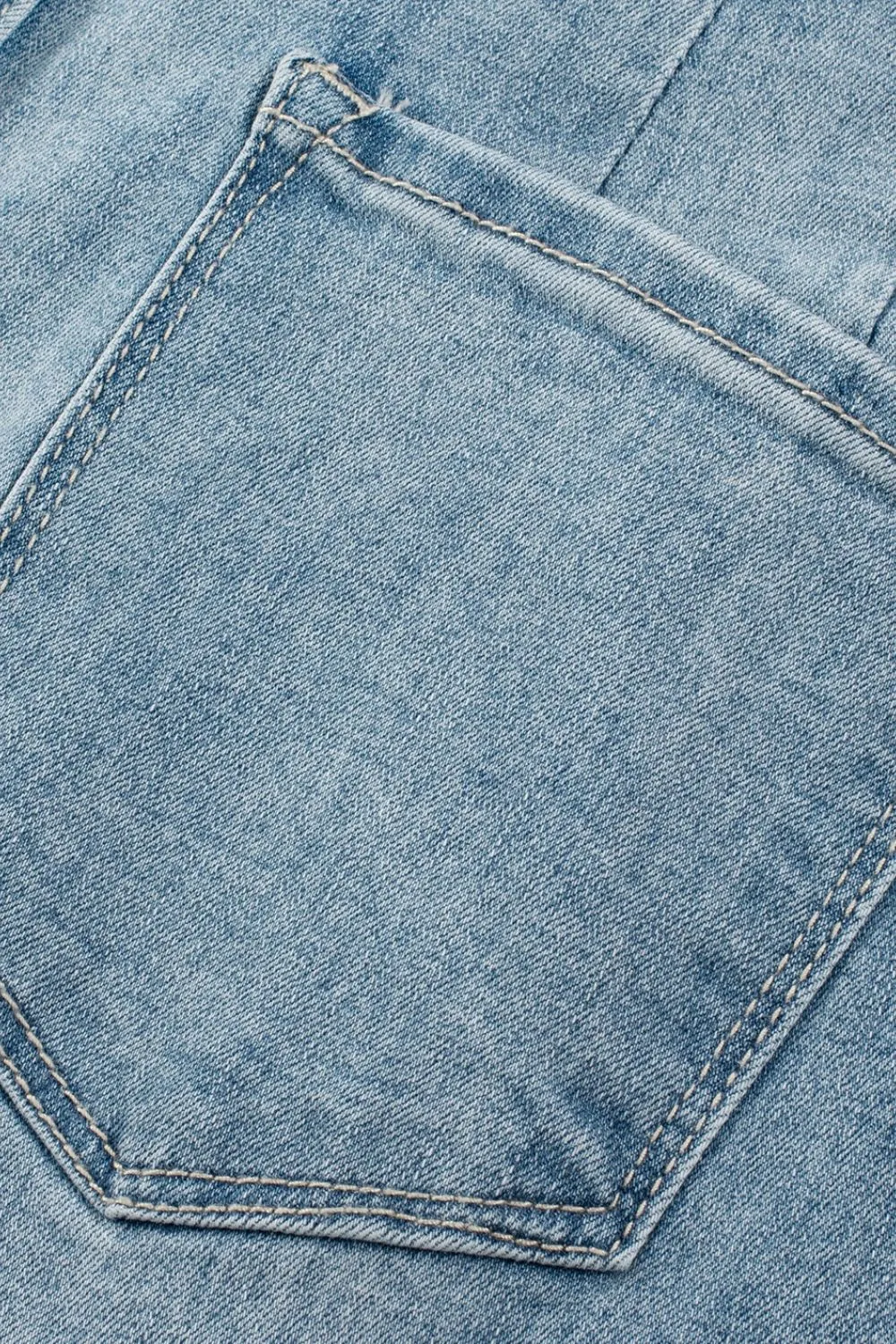 Button Fly High Waist Jeans