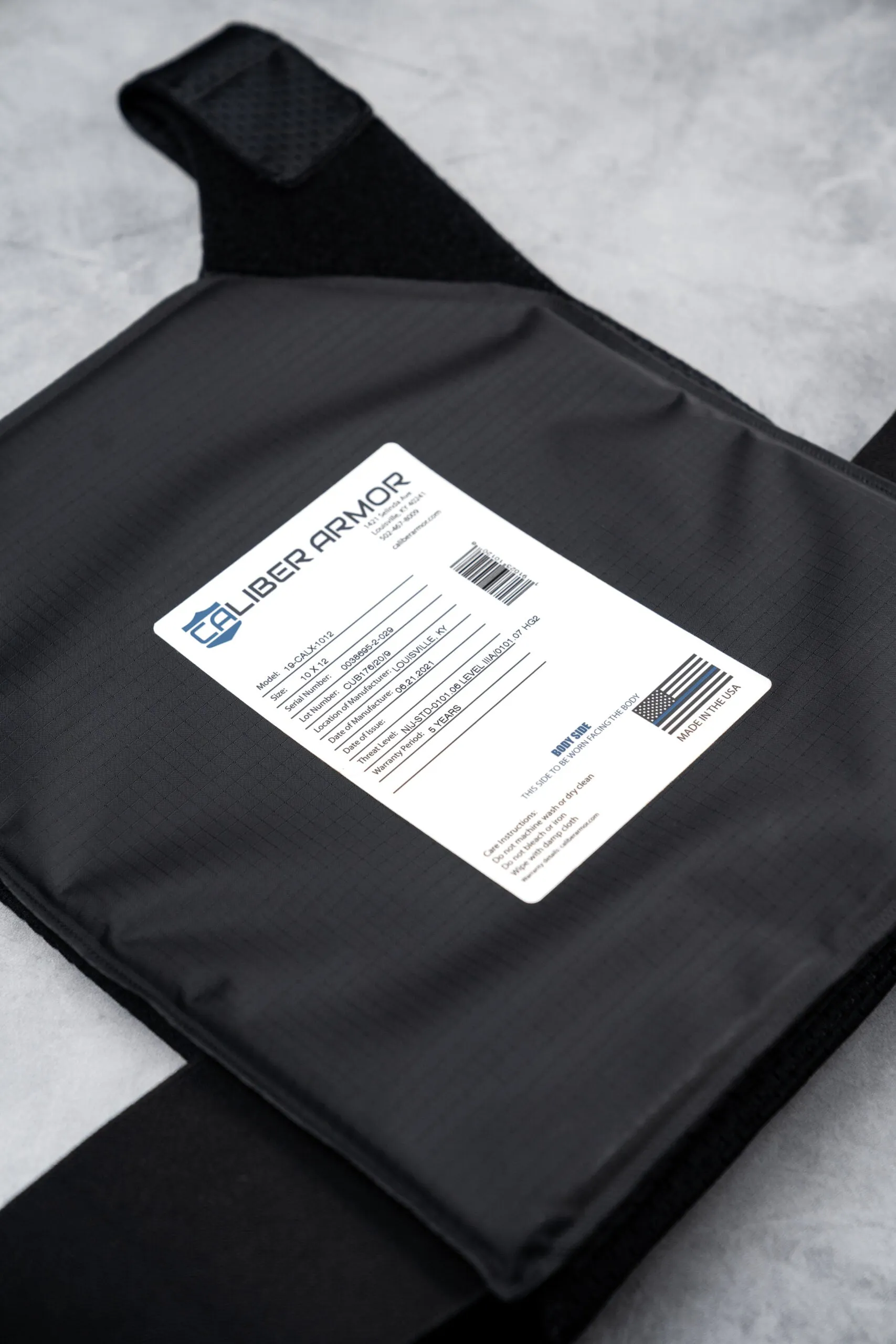 CaliberX IIIA Gray Man Concealable Package