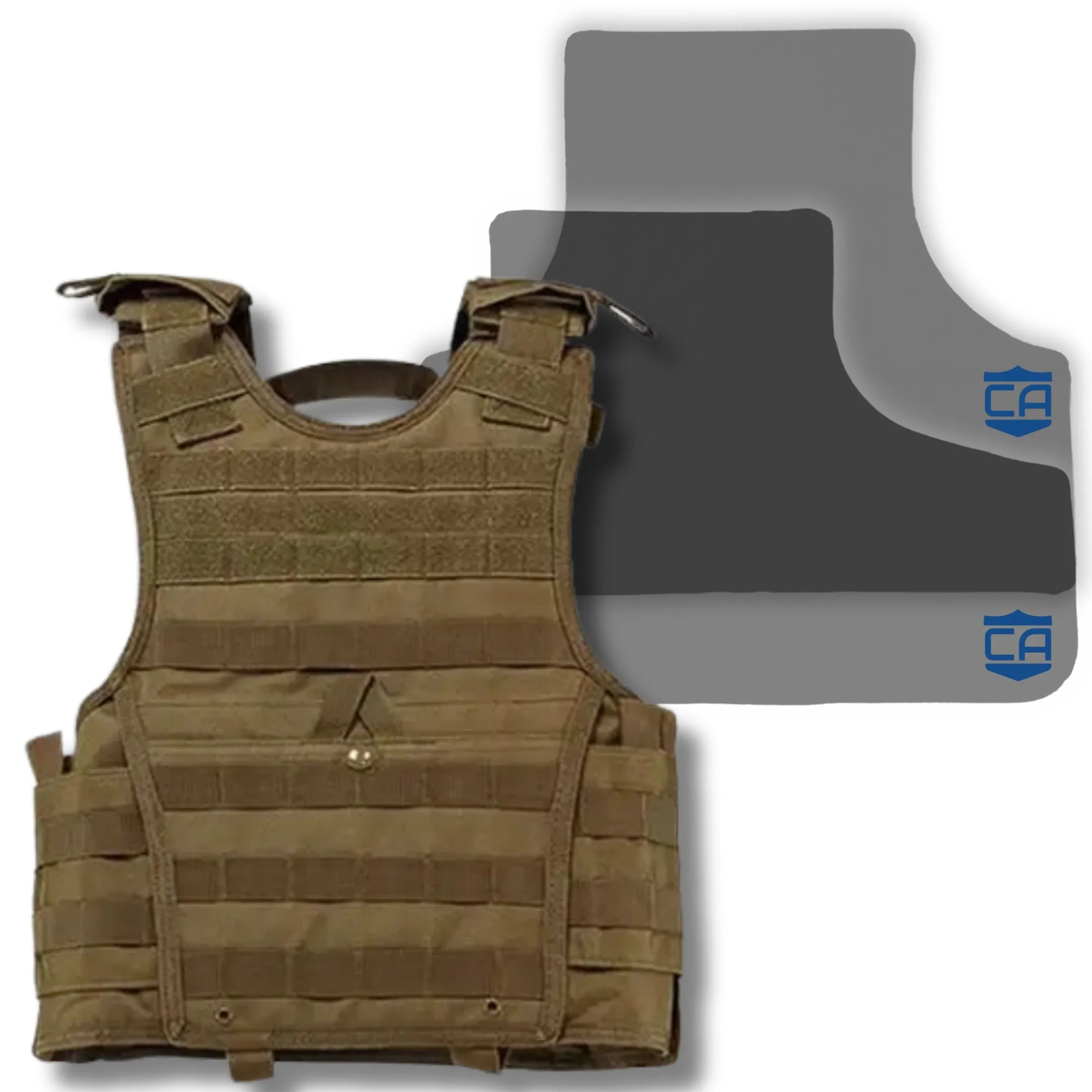 CaliberX IIIA Package with Overt Body Armor Vest