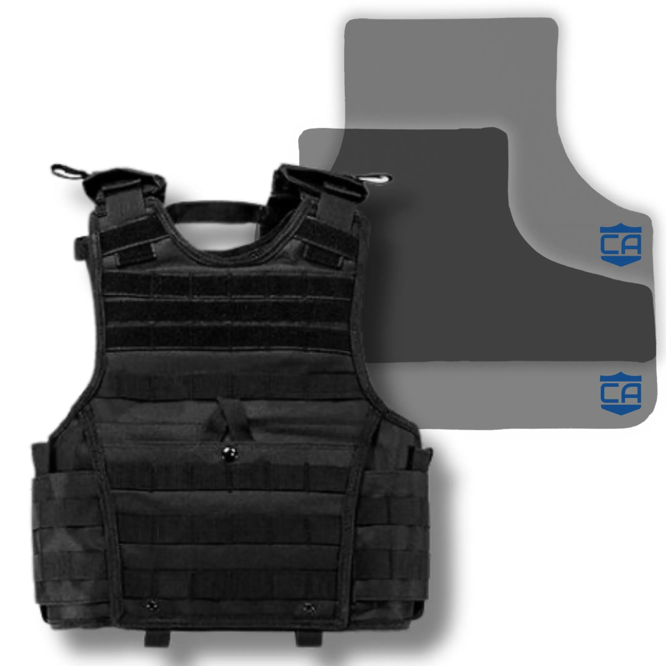 CaliberX IIIA Package with Overt Body Armor Vest