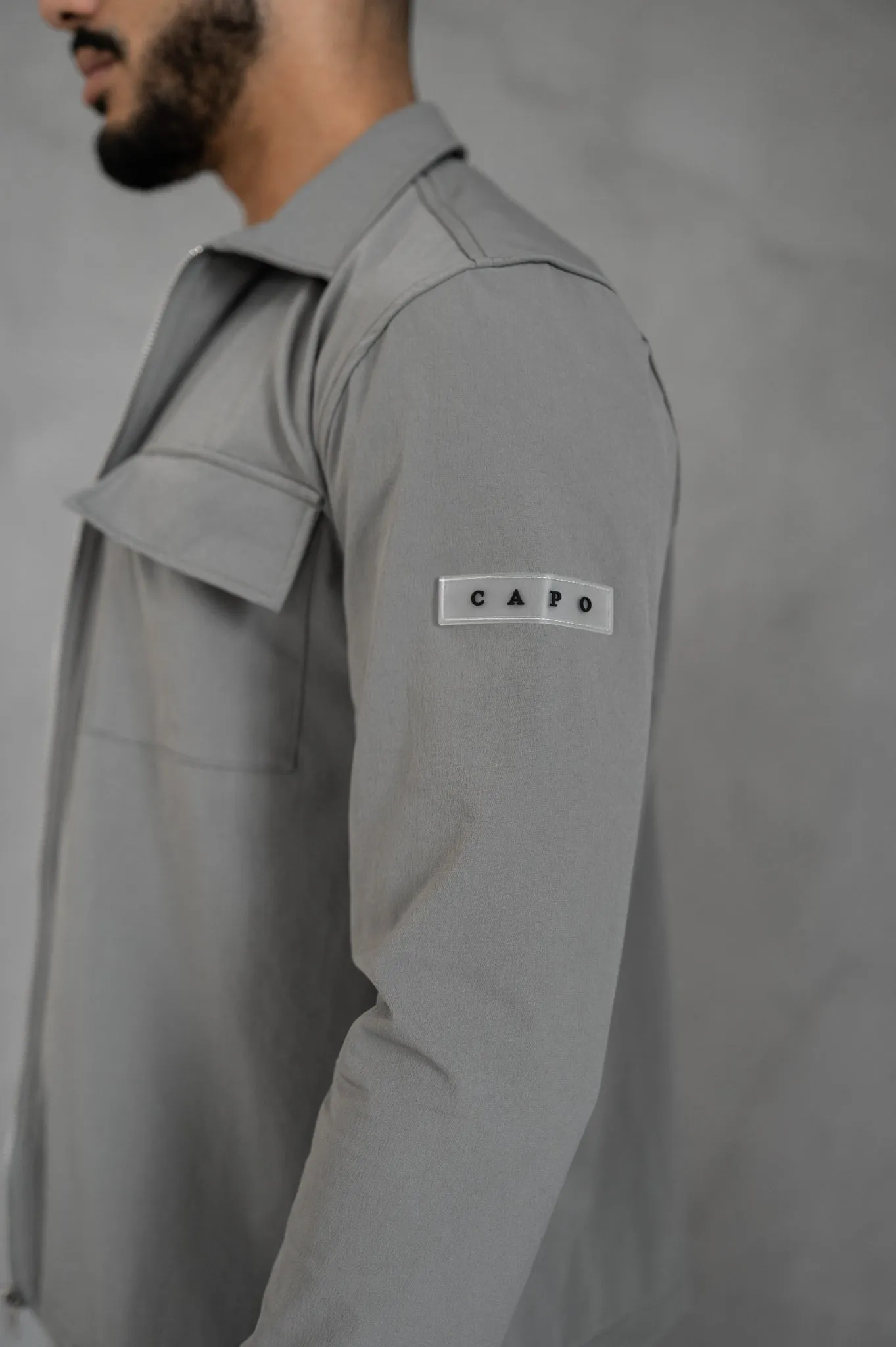 Capo Utility Jacket Light Grey