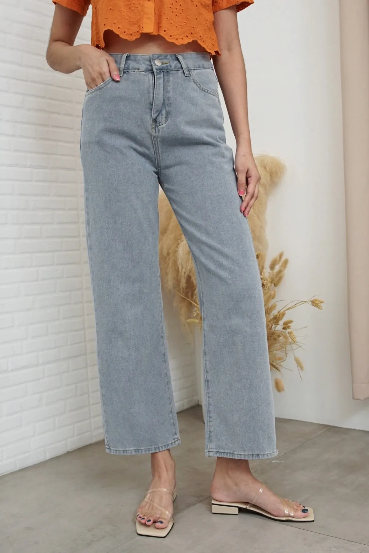 CARMEN High-Waist Wide Leg Jeans