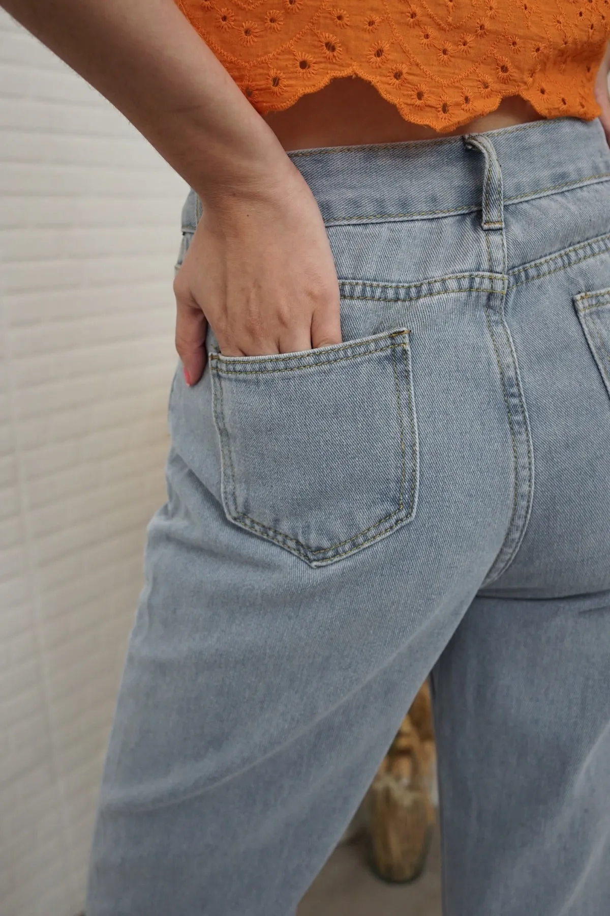 CARMEN High-Waist Wide Leg Jeans
