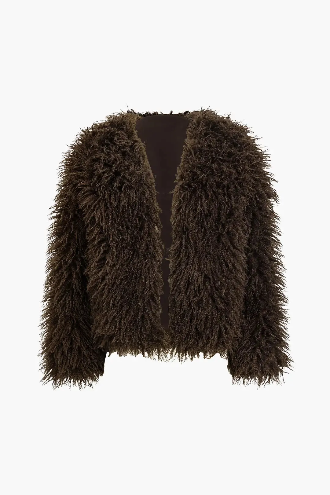 Caroline - Stylish Solid Fringe Woman's Coat