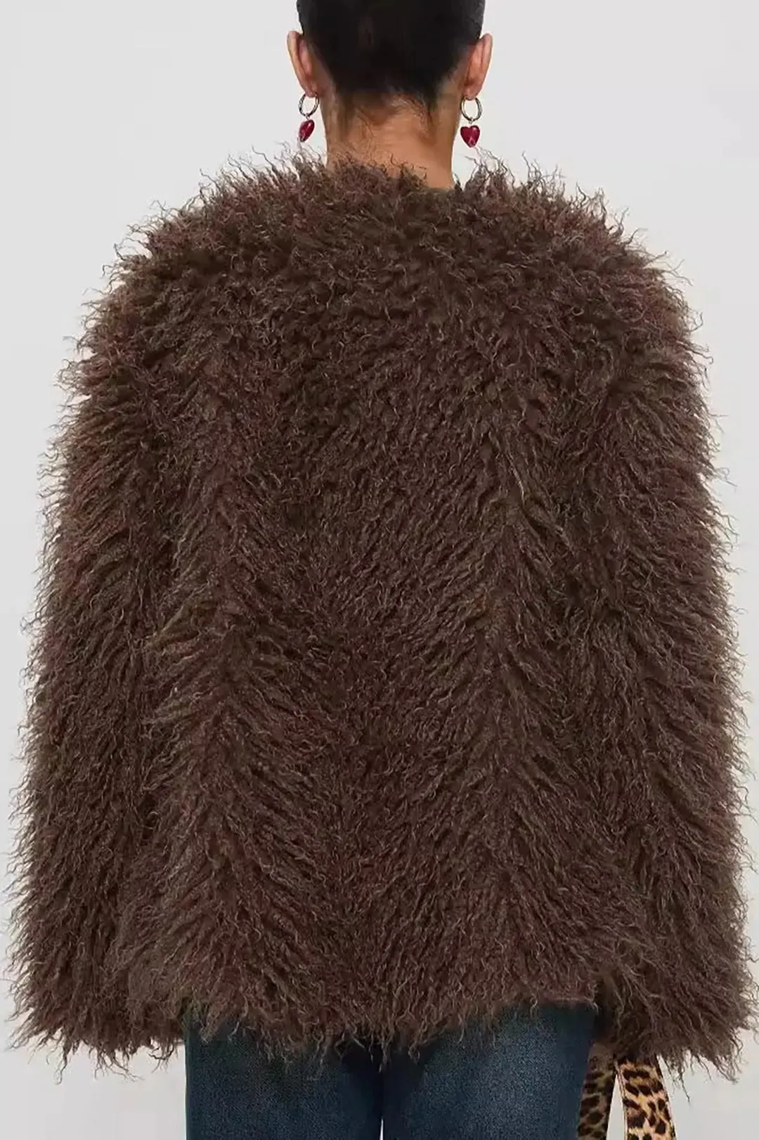 Caroline - Stylish Solid Fringe Woman's Coat