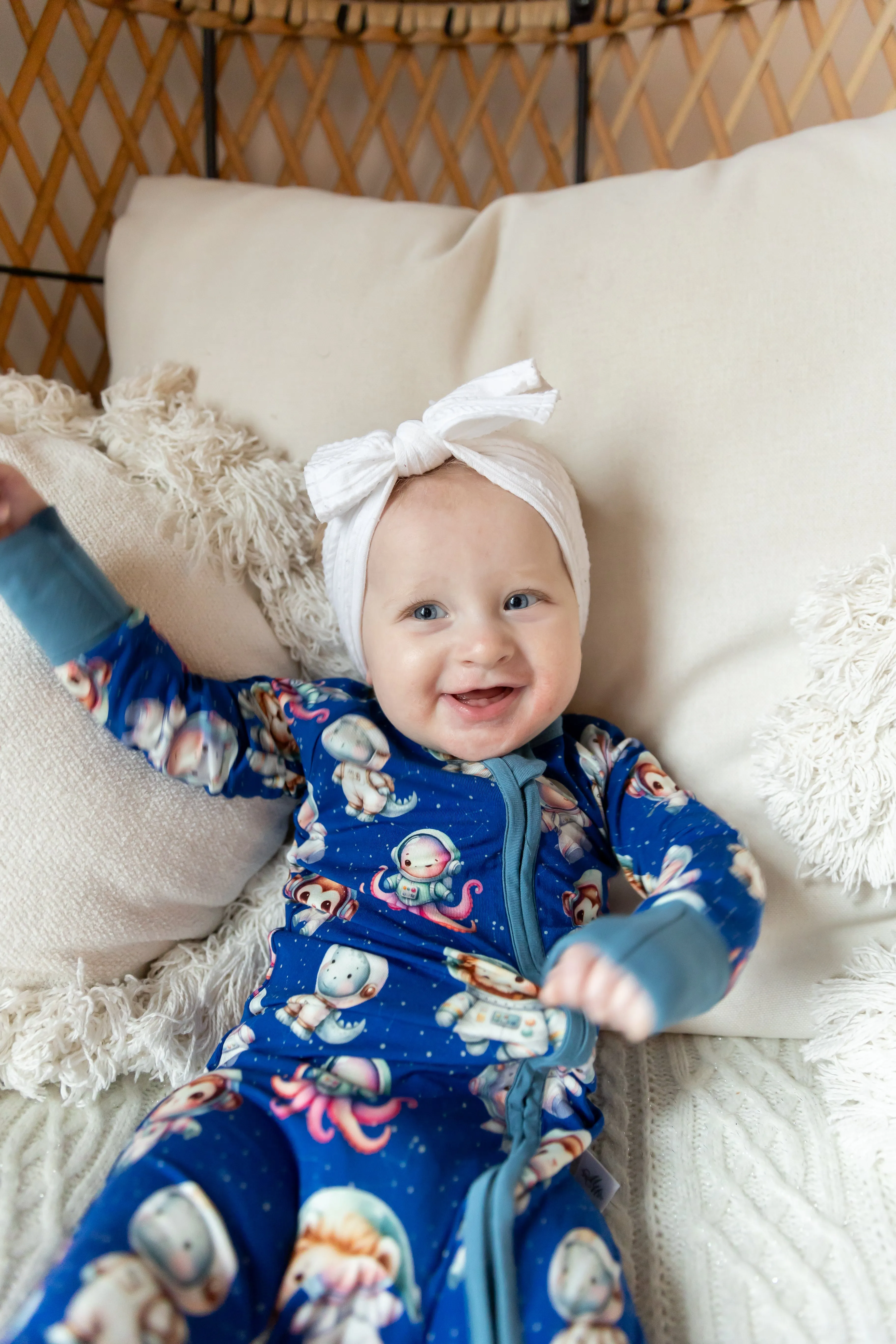 Celestial Critters Convertible Romper Pajamas